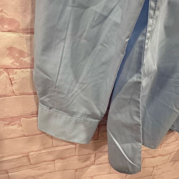 Soul of London long sleeve blue men's shirt size large 16.5 - Picture 4 of 8